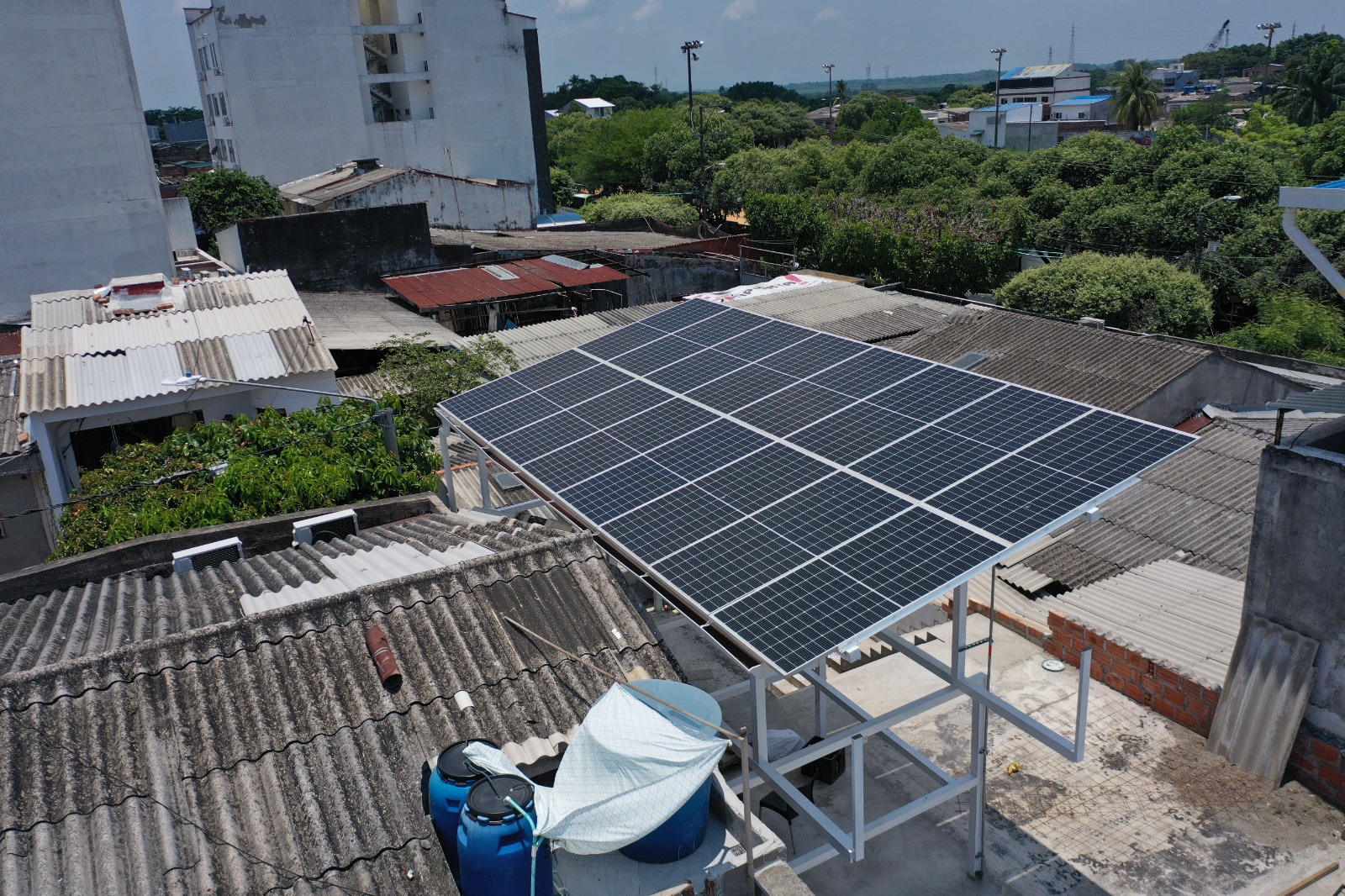 Instalación solar Barrancabermeja
